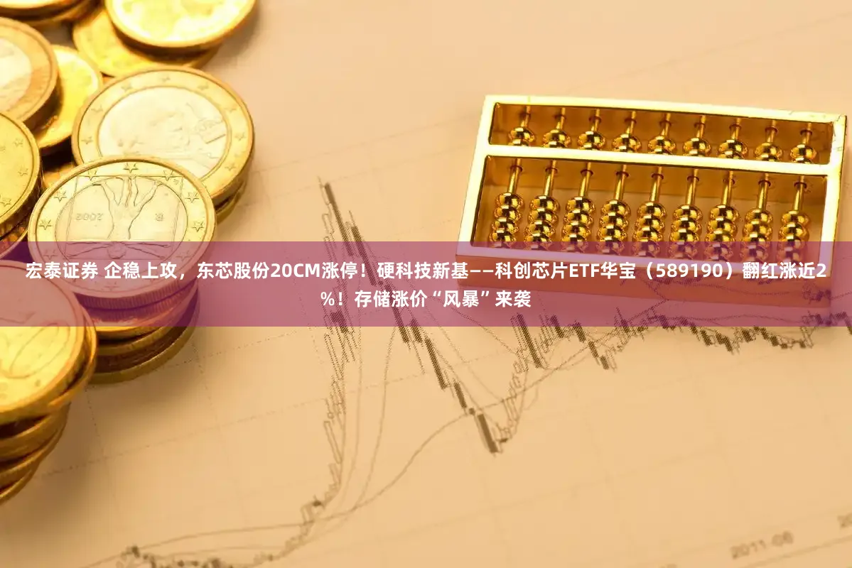 宏泰证券 企稳上攻，东芯股份20CM涨停！硬科技新基——科创芯片ETF华宝（589190）翻红涨近2%！存储涨价“风暴”来袭