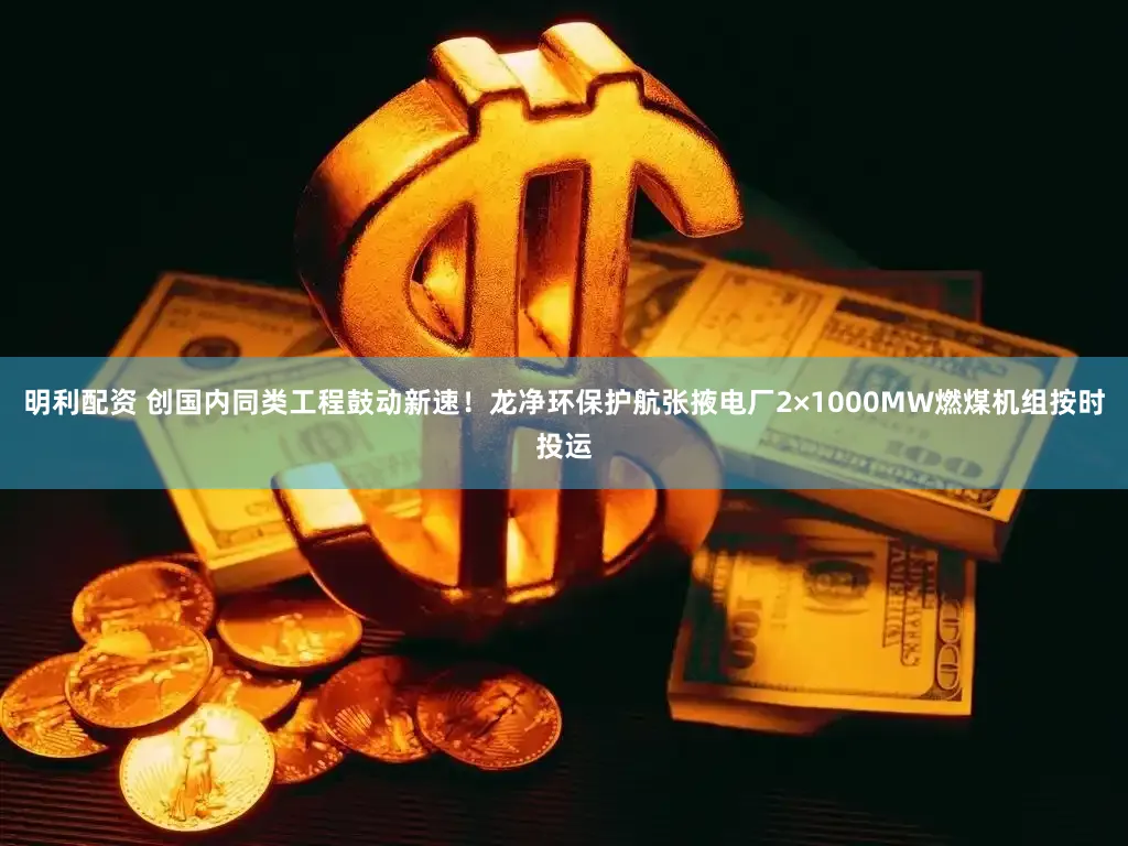 明利配资 创国内同类工程鼓动新速！龙净环保护航张掖电厂2×1000MW燃煤机组按时投运