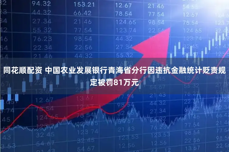 同花顺配资 中国农业发展银行青海省分行因违抗金融统计贬责规定被罚81万元